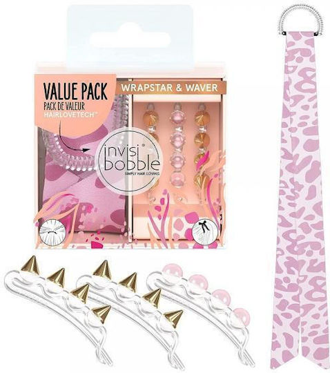 Invisibobble Pink Hair Pin Urban Safari