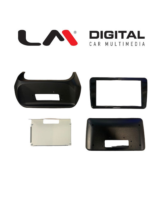 LM Digital Sistem Audio Auto pentru Peugeot Bipper Fiat Fiorino Citroen Nemo 2007-2013 (Bluetooth/USB/WiFi/GPS/Apple-Carplay/Android-Auto) cu Ecran Tactil 10.1"