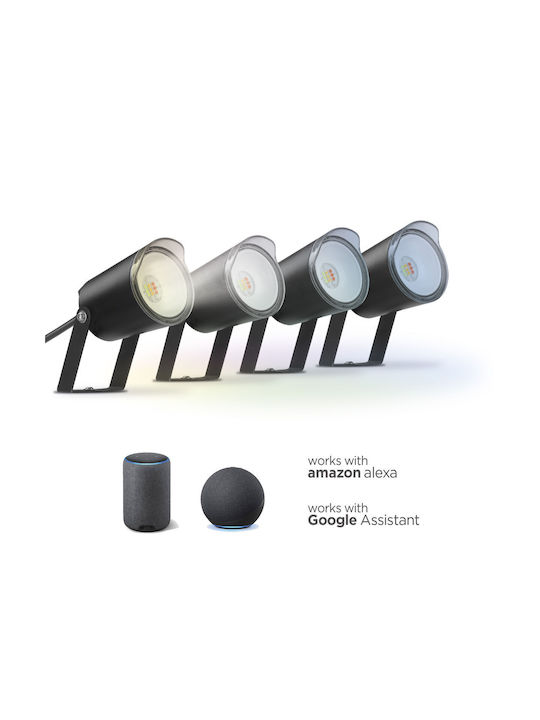 Ksix Ksix Außenstehlampe LED 18W Mit Warmes Weiß Licht IP65 Schwarz