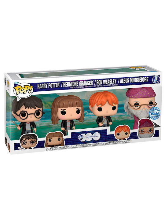 Funko Pop! Filme: Harry Potter, Hermione Granger, Ron Weasley, Albus Dumbledore 4-Pack Ediție Specială 4buc