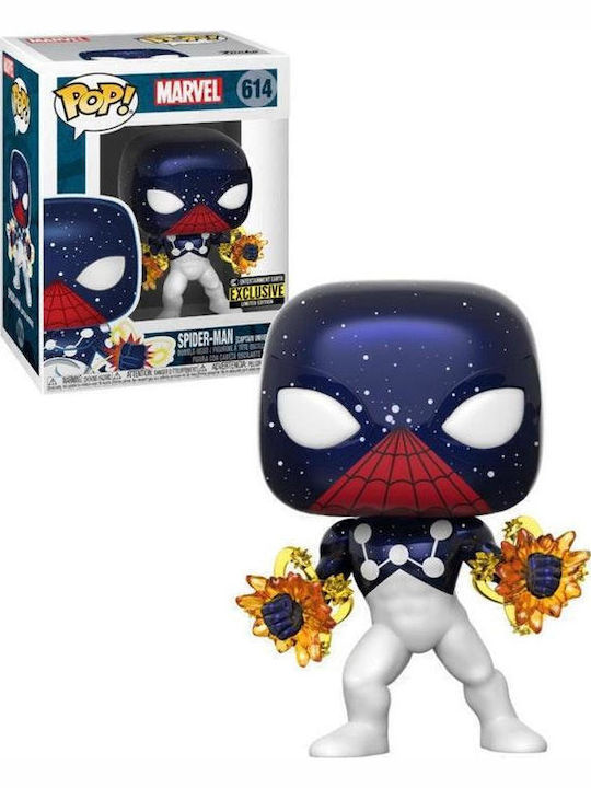 Funko Pop! Marvel: Spider-Man - Spider-Man (Căpitanul Univers) 614 Bobble-Head Ediție Specială