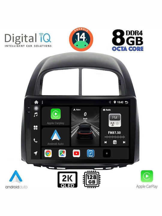 Digital IQ Автомобилна Аудио Система за Daihatsu Сирион 2006-2012 (Блутут/USB/AUX/WiFi/GPS/Apple-Carplay/Android-Auto) с Тъчскрийн 10"