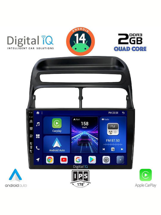 Digital IQ Ηχοσύστημα Αυτοκινήτου για Fiat Linea 2007-2011 (Bluetooth/USB/WiFi/GPS/Apple-Carplay/Android-Auto) με Οθόνη Αφής 9"