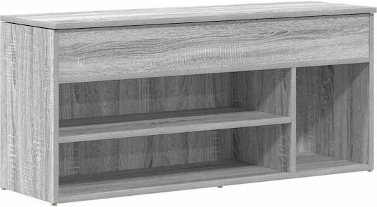 Έπιπλο Εισόδου με Παπουτσοθήκη Γκρι Sonoma 102x30.5x45εκ.