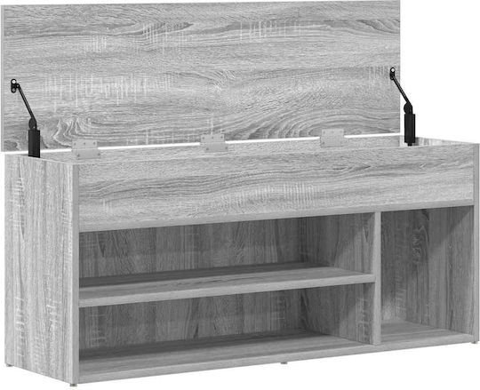 Έπιπλο Εισόδου με Παπουτσοθήκη Γκρι Sonoma 102x30.5x45εκ.