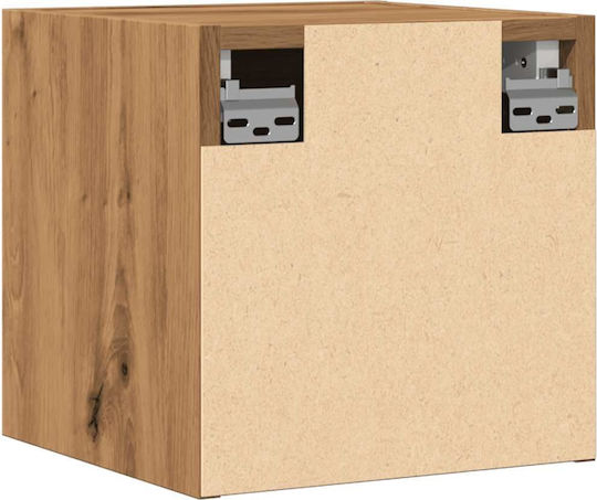 Hängeschrank fürs Wohnzimmer aus Spanplatte Braun 30,5 x 30 x 30 cm