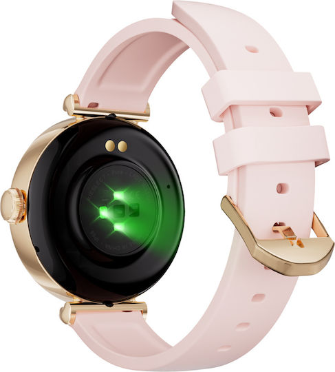 Kieslect Pura Smartwatch με Παλμογράφο (Χρυσό)