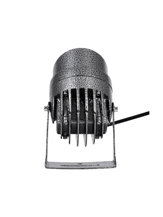 GloboStar Φωτιστικό Προβολάκι LED Εξωτερικού Χώρου 16W με Φυσικό Λευκό Φως IP65 Γκρι