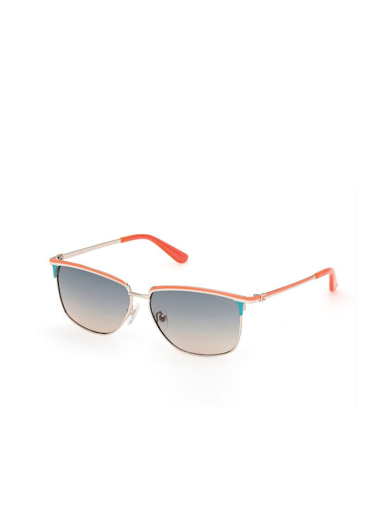 Guess Women's Sunglasses with Gold Metal Frame and Multicolour Gradient Lens GU00133 74P