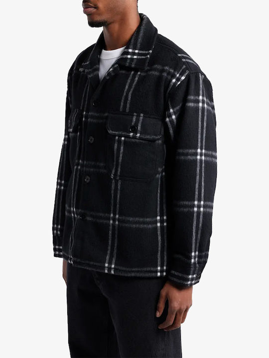 Overshirt Mânecă Lungă Negru Multi