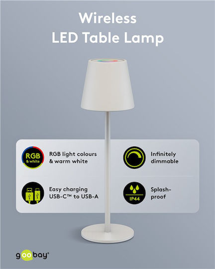 Goobay Διακοσμητικό Φωτιστικό LED RGB 36x36εκ.