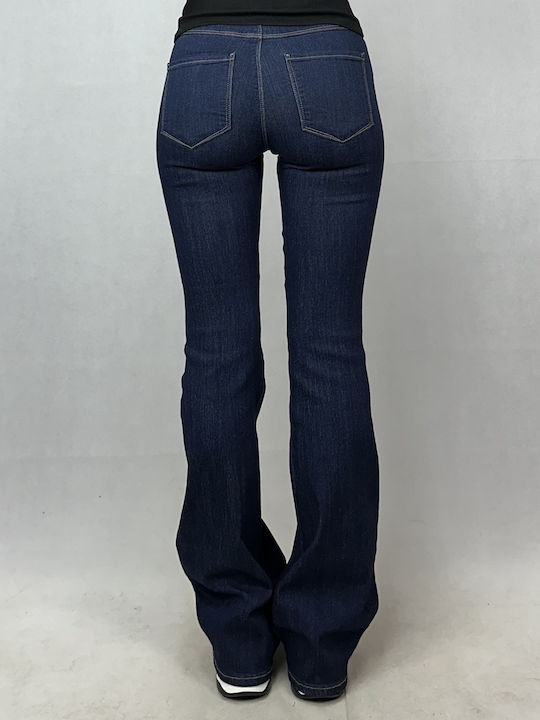 Only High Waist Women's Jean Trousers Flared in Slim Fit