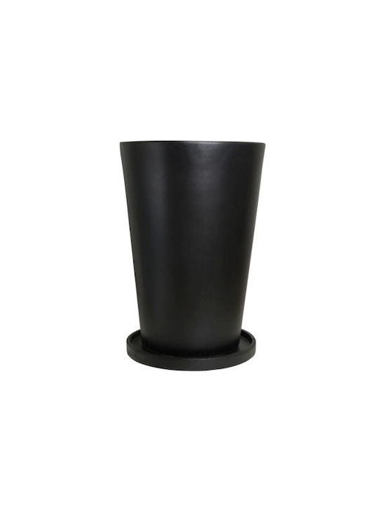 Harmony Pot Ceramic Black 30x30x51.5cm.