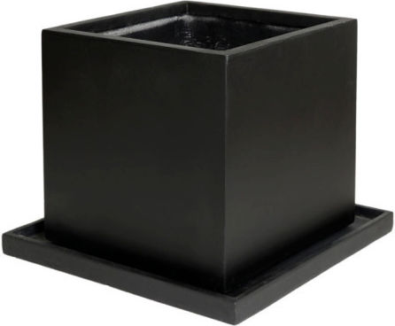 Harmony Pot Ceramic Black 39.5x39.5x49cm.