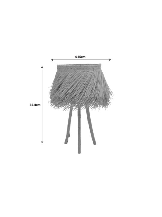 Pakketo Herfo Φωτιστικό Δαπέδου Υ58.8xΜ45εκ. με Ντουί για Λαμπτήρα E27 Μπεζ