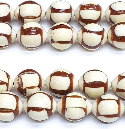 Roloi Komboloi Camel Bone Worry Beads Multicolour 33cm