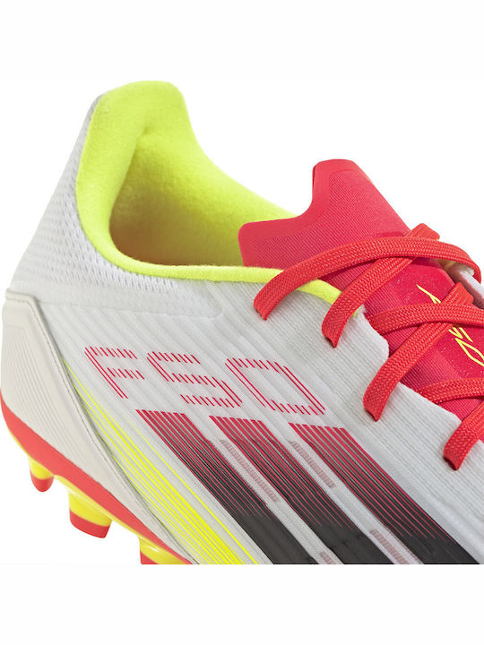 adidas F50 League Pantofi de Fotbal cu crampoane Albe