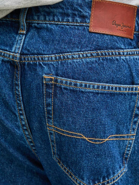 Ανδρικό Παντελόνι Τζιν με Loose Εφαρμογή Denim