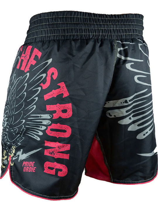 PrideOrDie POD255 Șort MMA Negru