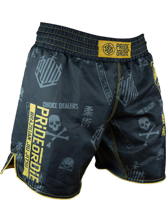 PrideOrDie POD256 MMA Shorts Black PrideOrDie POD256 MMA Shorts Black
