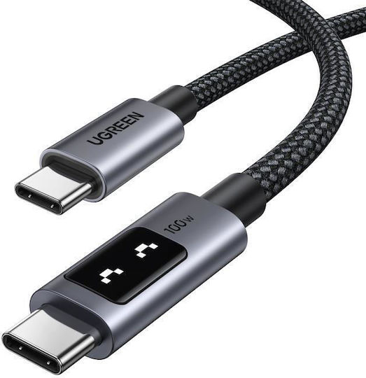 Ugreen LED USB 2.0 Cable USB-C male - USB-C 100W Black 3m (35513)