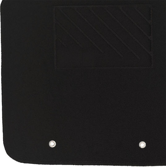 Σετ Μπροστινά και Πίσω Πατάκια 5τμχ για Toyota Corolla 2002-2007 Μαύρα