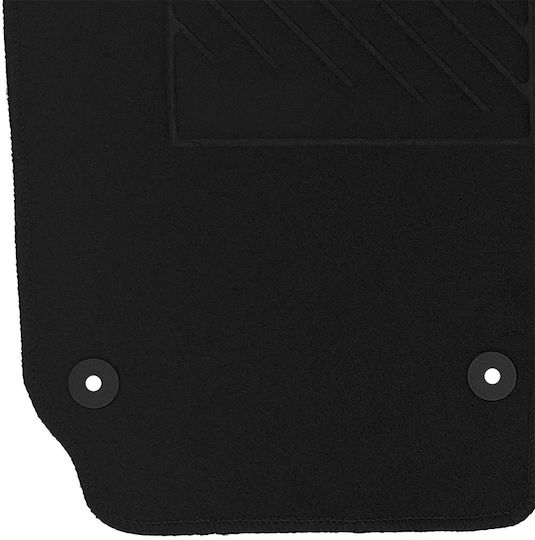 Set of Front and Rear Mats 5pcs for Volkswagen Polo 2002-2009 Black