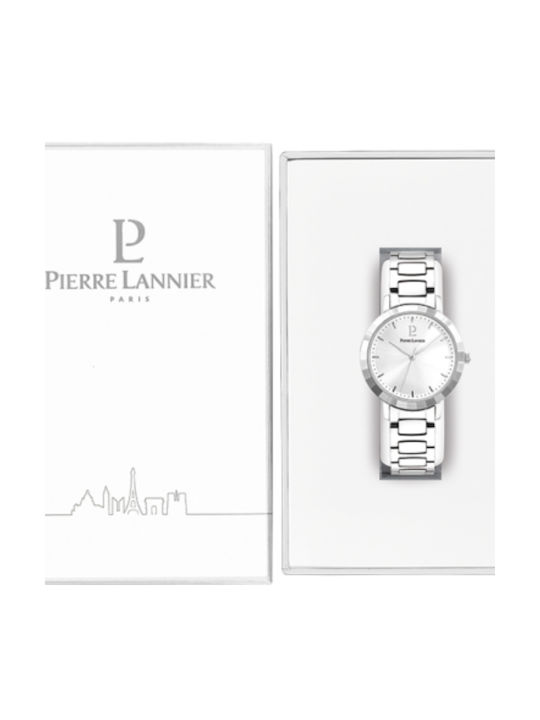 Pierre Lannier Watch with Silver Metal Bracelet