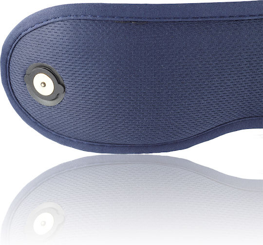 Medivon Μαξιλαράκι Ταξιδίου Μαξιλαράκι Gel με Bluetooth Ακουστικά Μαύρο