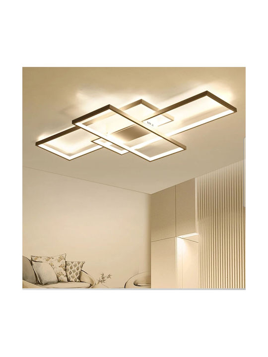 Toolight Plafonieră de Tavan Albă cu LED Integrat