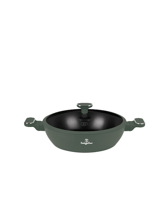 Berlinger Haus Matte Green Collection Shallow Pot Made of Aluminum 3.8lt / 30cm