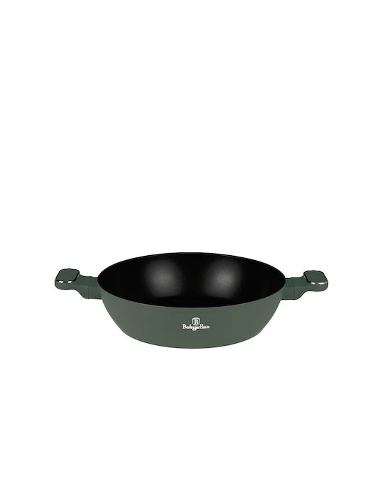 Berlinger Haus Matte Green Collection Shallow Pot Made of Aluminum 3.8lt / 30cm