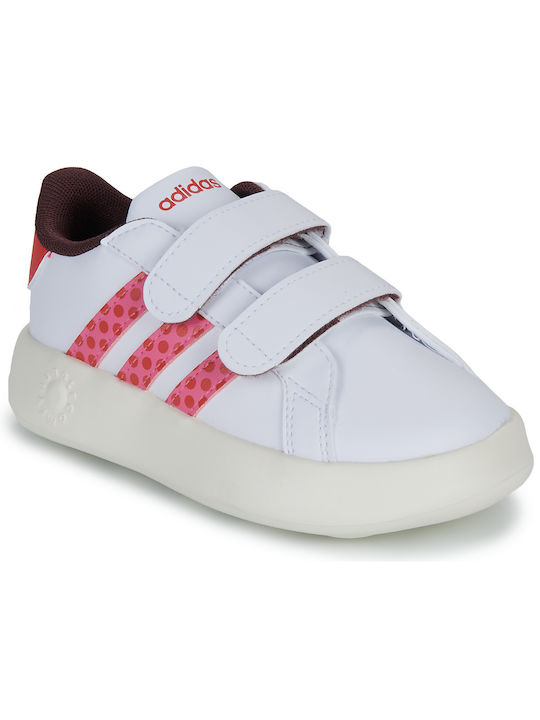 adidas Grand Court Kids Sneakers with Scratch White