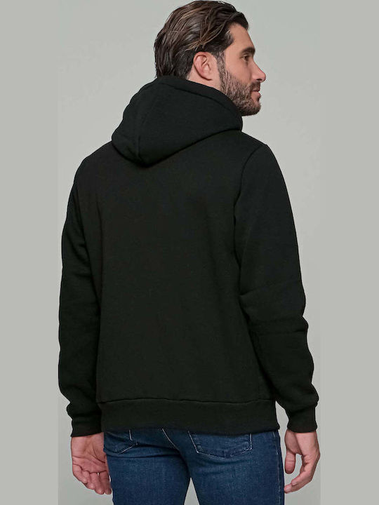 Sweatshirt Für Herren Mit Kapuze Schwarz