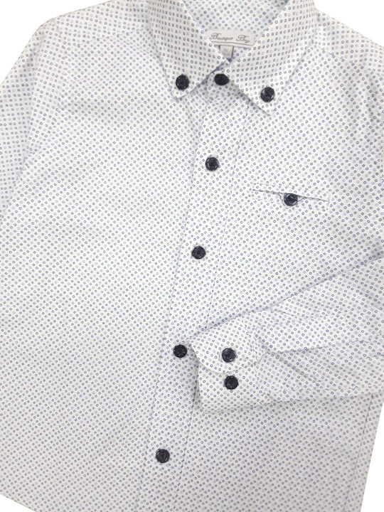 Boutique Boys Kids Shirt Long Sleeve Light Blue