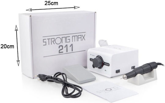 Saeshin Strong 211 Τροχός Νυχιών 64W 37000 Στροφών με Πεντάλ