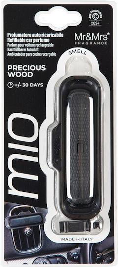 Mio Precious Wood Μαύρο Αρωματικό Αυτοκινήτου Mr&mrs Fragrance