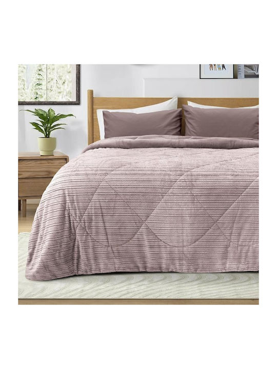 Lino Home Duvet Cover Single 160x220cm Stacy Lilac