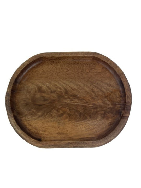 Nakaro Wood Πλατώ Σερβιρίσματος Ξύλινο 32x25x3εκ. Nakaro Wood Πλατώ Σερβιρίσματος Ξύλινο 32x25x3εκ.