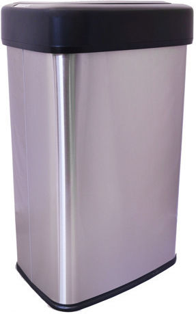 Go Clever Go Clever Mülleimer Aus Inox Mit Sensor Silber 50lt