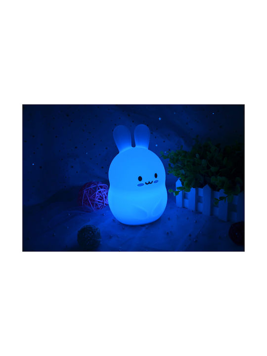 FreeOn Nursery Night Light LED Rabbit Power White