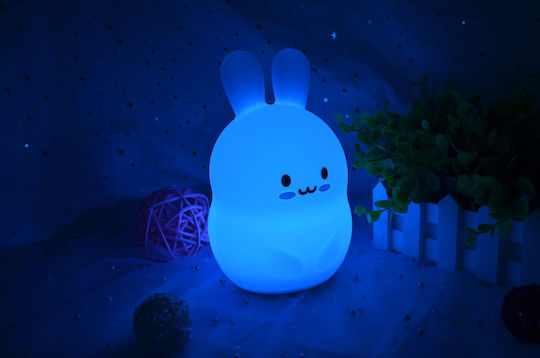 FreeOn Lămpi De Veghe Pentru Copii LED Bufniță USB Alb Cu Iluminare RGB