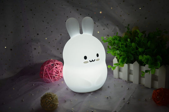 FreeOn Lămpi De Veghe Pentru Copii LED Bufniță USB Alb Cu Iluminare RGB