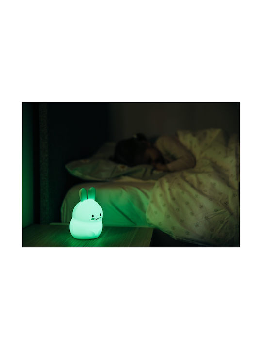 FreeOn Nachtlichter Für Das Kinderzimmer LED Eule Usb Weiß Mit RGB Licht