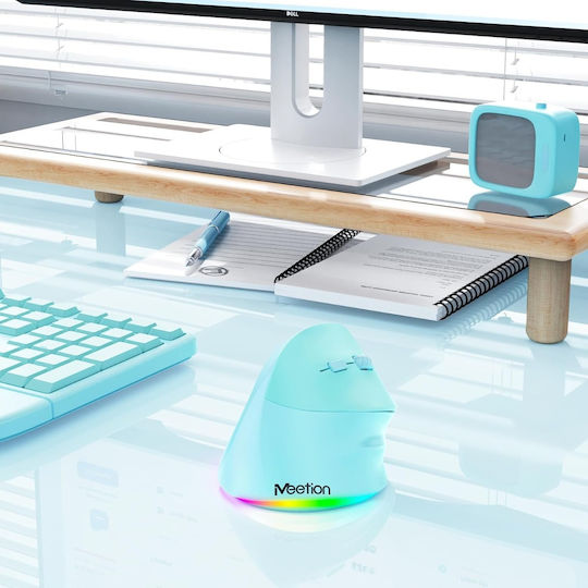 Meetion MT-BTM010R Wireless Ergonomic Mouse Verde