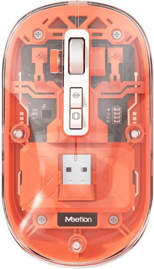 Meetion MT-BTM005 Wireless Bluetooth Mouse Orange