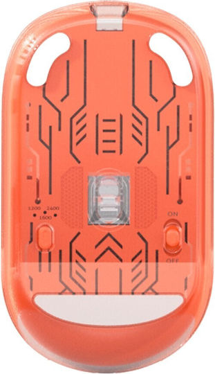 Meetion MT-BTM005 Wireless Bluetooth Mouse Portocaliu