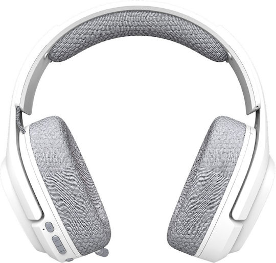 Meetion BTH012 Ασύρματο Over Ear Gaming Headset με σύνδεση Bluetooth / USB Λευκό for PC / PS4 / PS5