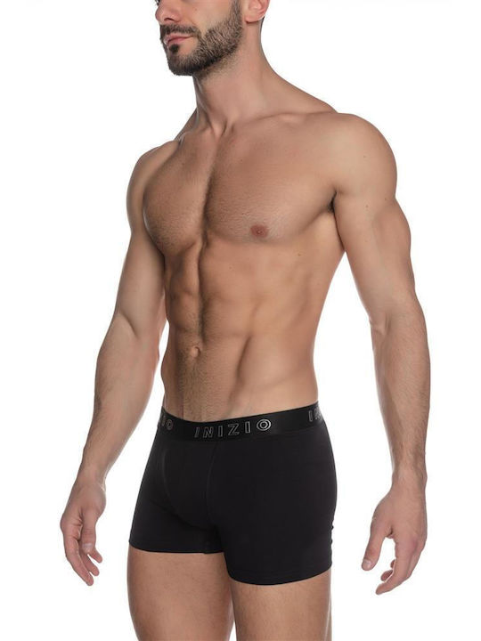 Inizio Men's Boxer Black/Silver