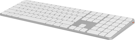 Meetion ikey K230 Kabellos Bluetooth Nur Tastatur Englisch US Weiß